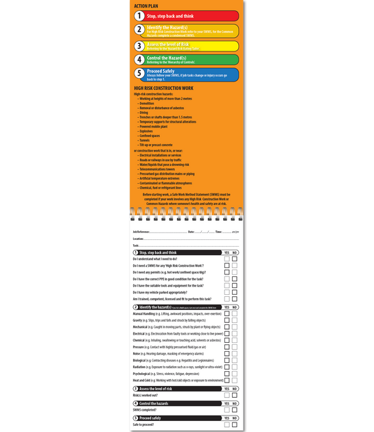 Take 5 Uniprint Safety Books (LARGE) | UniPrint